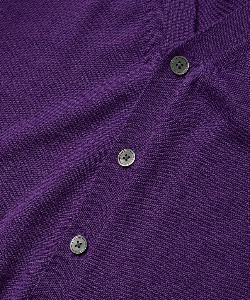 Tailorchad Premium Pearl Knit Cardigan (Purple)