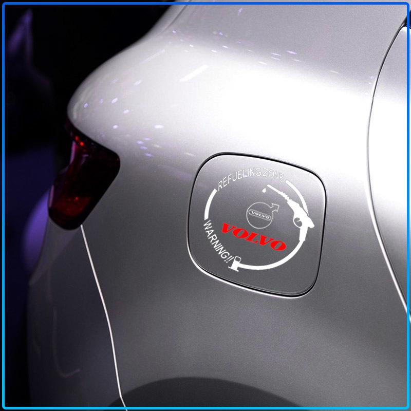 1Pcs Car Fuel Tank Cap Stickers Vinyl Fashion Decoration Decals For Volvo Rdesign XC90 S60 XC60 V70 S80 S40 V50 V40 V60 C30 S70