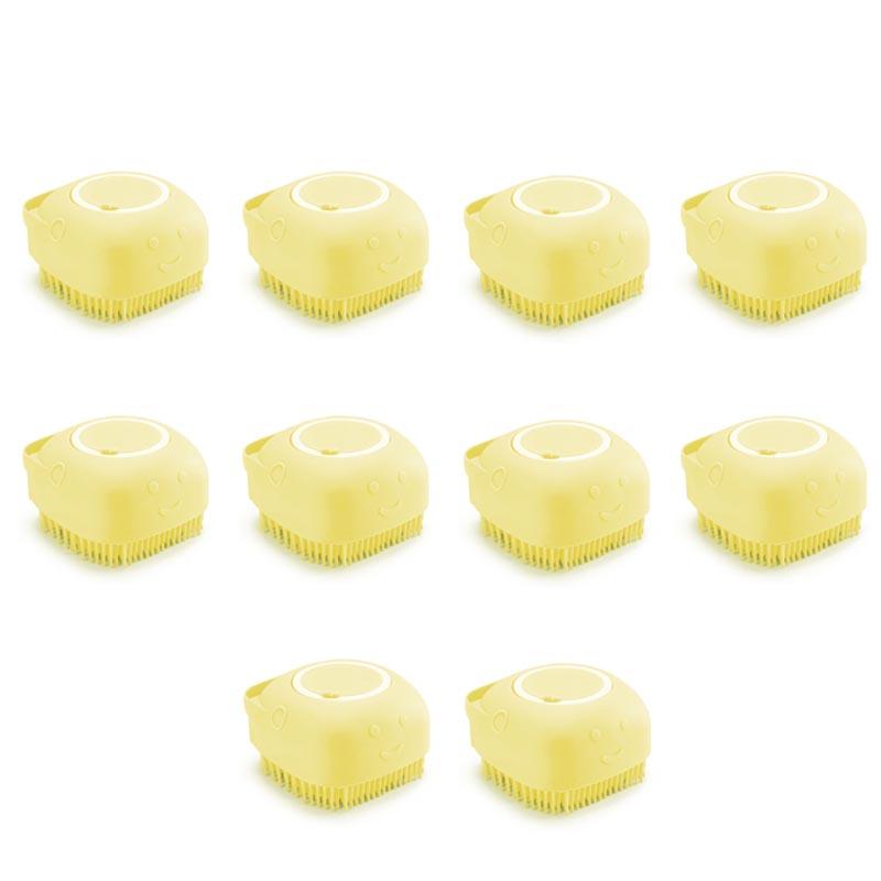 

10PCS Soft Silicone Pet Bath Massage Brush Multifunctional for Puppy Big Dog Cat Safety Grooming Tool Pet Accessories Dog Shower