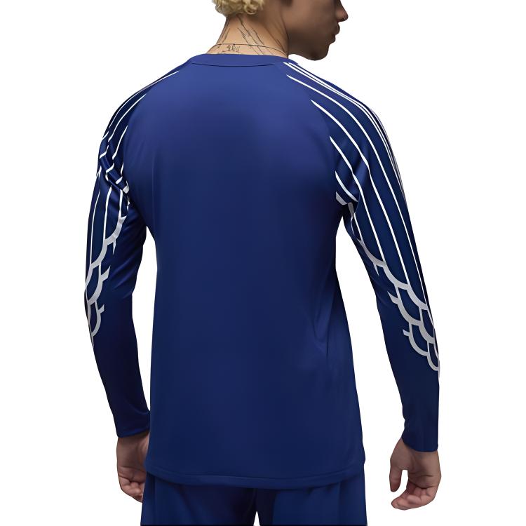 Jordan Paris Saint Germain 2024/25 Estádio Quarto Masculino JORDAN Dri FIT Futebol Réplica Manga Longa Camisa HJ0867-493