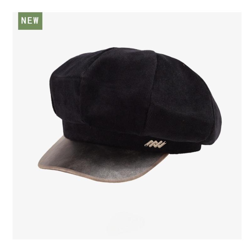 

Восьмиугольная шляпа в стиле Япи в стиле ретро, дизайнерская нишевая шляпа-бутон унисекс One size