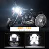 JIAHER Motorcycle Headlight Vehicle Inspection Compatible Universal 5.75 Inch LED Headlight Harley Davidson 883