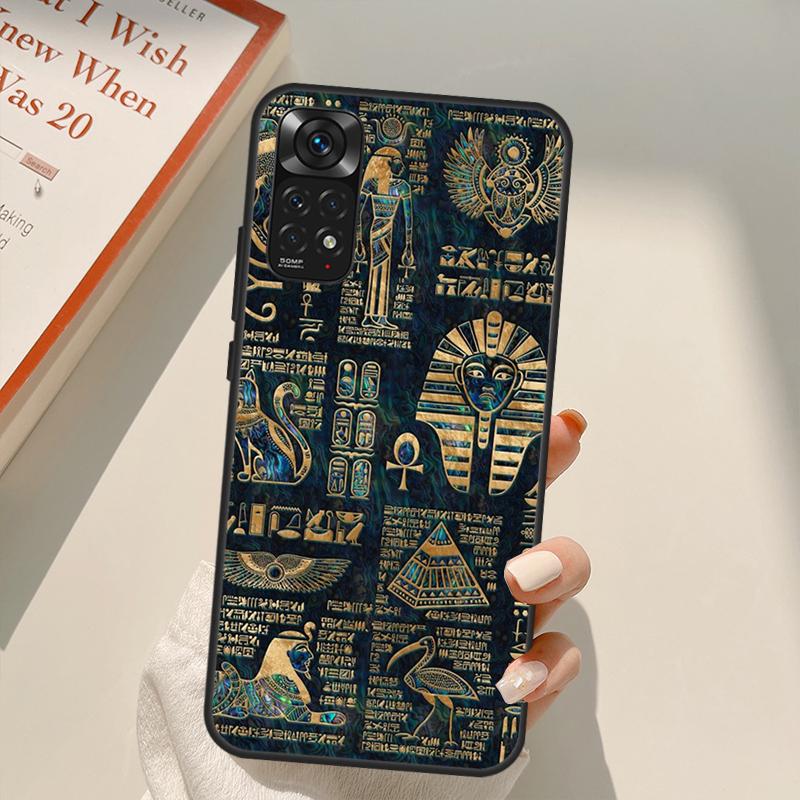 Egypt Nefertiti Ankh For Redmi 10A 10C 9A 9C 9T K40 K50 Gaming Phone Case For Redmi Note 11S 10S 9S 9 10 11 Pro