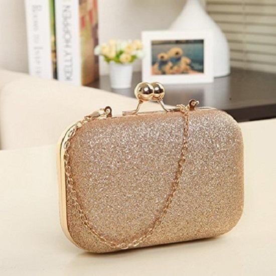 Handicraft Hand Embroidered Box Clutch Bag Purse for Bridal, Casual, Wedding Bag for Women & Girls
