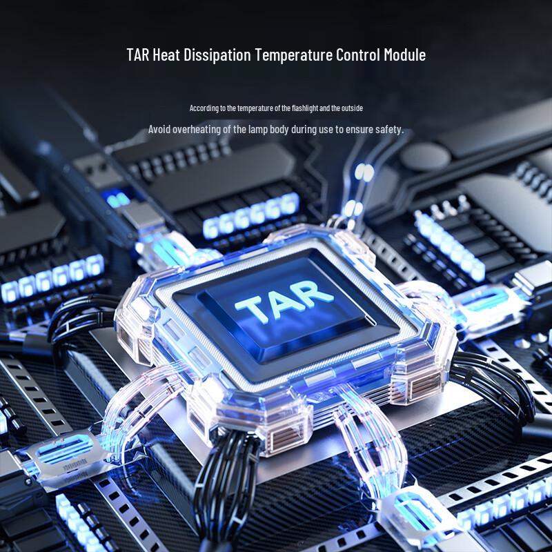TCL T1000 High-Power Rechargeable LED Flashlight