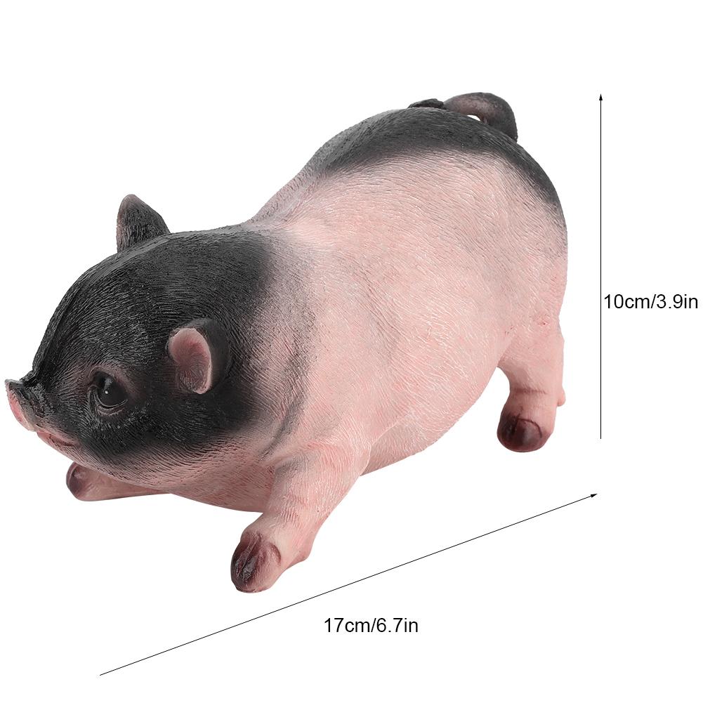 Resin Little Pig Animal Figurines Sculptures Home Decoration Lawn Garden Patio Ornaments