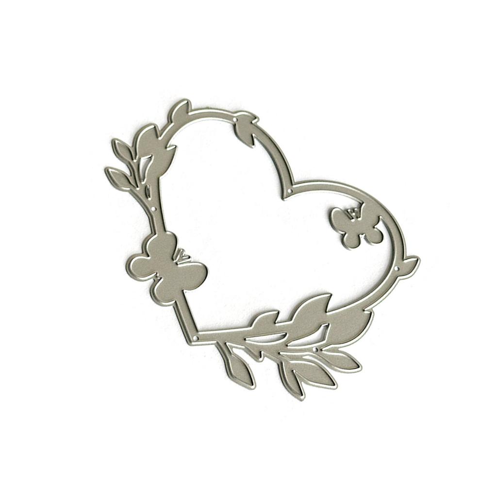 Heart Wreath Die Cut For Scrapbooking Card Making Photo Album Decorative Embossing Paper Die Carbon Steel Cutting Die
