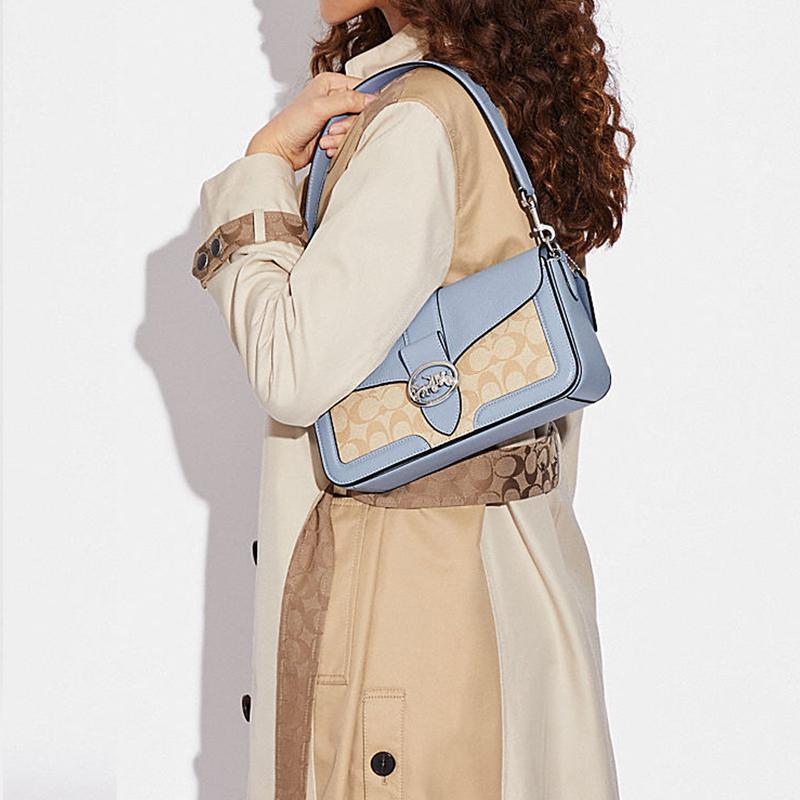 New COACH Georgie Shoulder Bags C4067-SVTVS