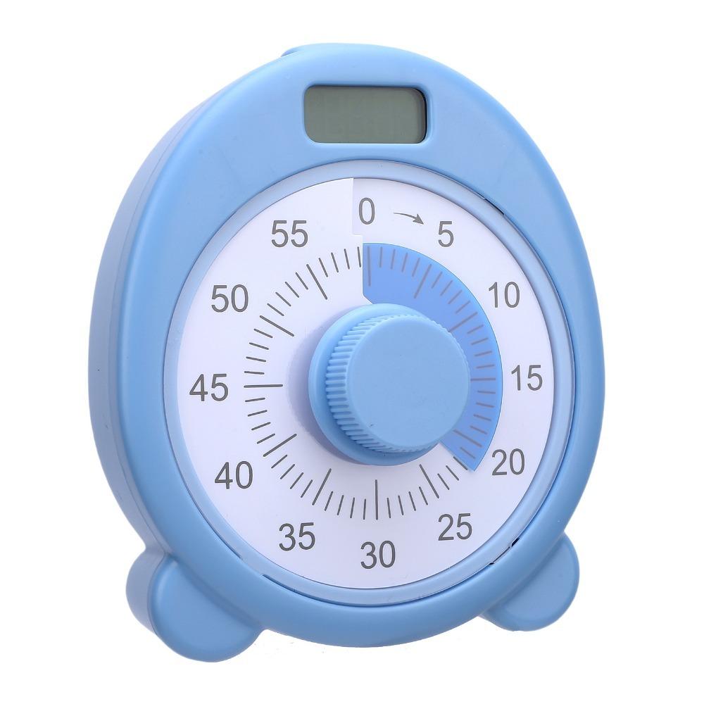 99 Minuten Mechanisches Zeitmessgerät Dual-Bildschirm Visuelle Timer-Uhr 60-Minuten-Timer Für den Einsatz im Klassenzimmer