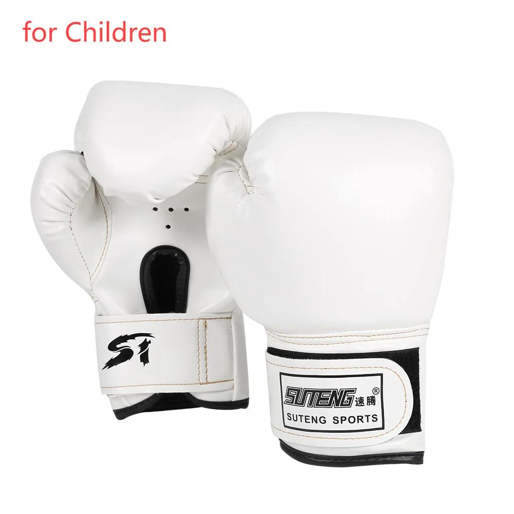 PU Boxing Gloves Fighting Kick Boxing Gloves Karate Muay Thai Training Workout Kickboxing Gloves Taekwondo Protector Adult Child