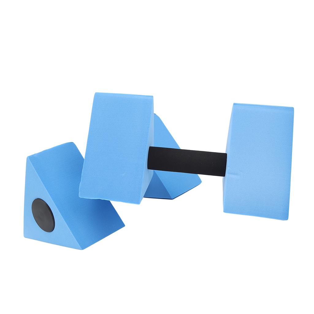 1 Pair Water Floating Dumbbell Triangle Chidren Swimming Teaching Aids for Kids Swimming Blue