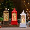 Christmas Glow Music Lantern: Rotating Water-Filled Oil Lamp Night Light Ornament & Gift.