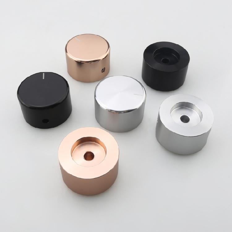 Precise Volumes Control Knob Aluminum Volumes Knob Cap 35X22Mm for Speakers