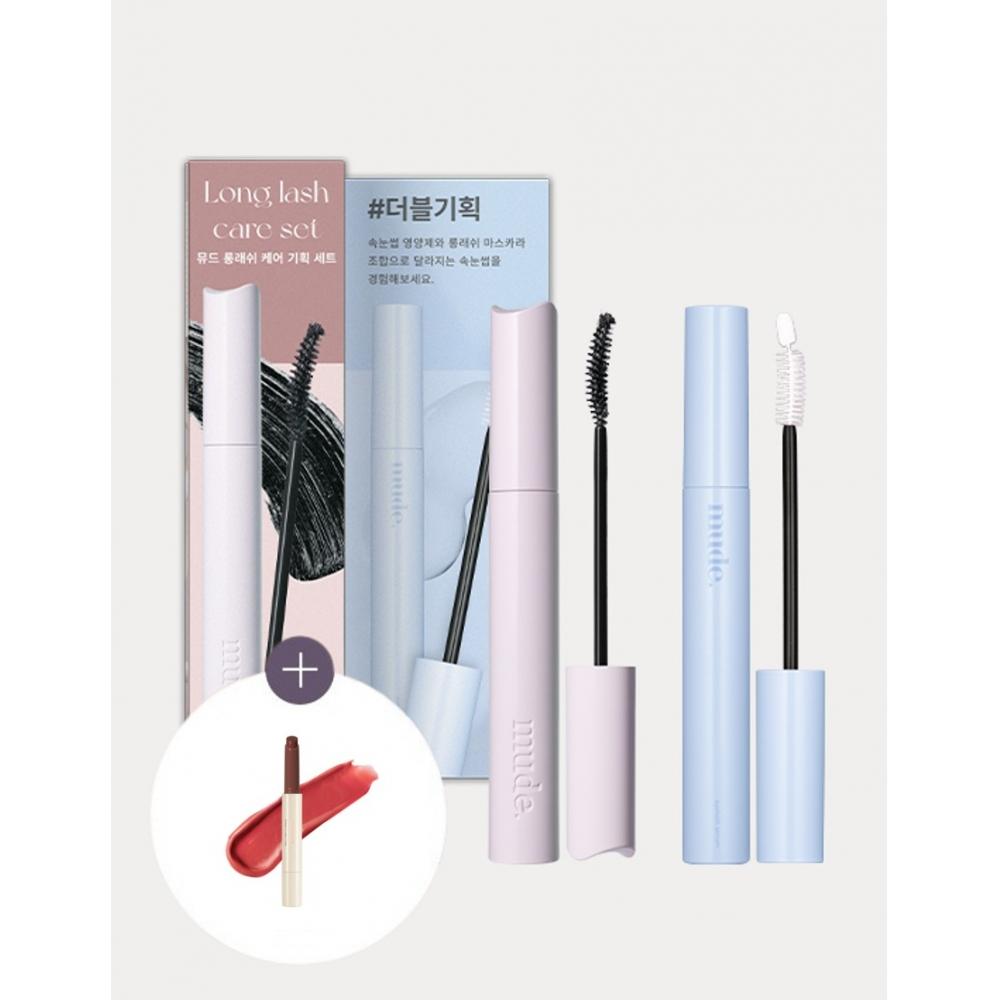Mude Long Lash Care Mascara Planning Set Mascara+eyeLash Supplement