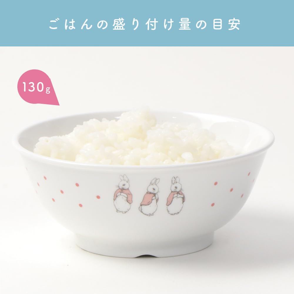 OGISO Peter Rabbit Adventure Rice Bowl and Microwave Children's (Dishwasher Safe)