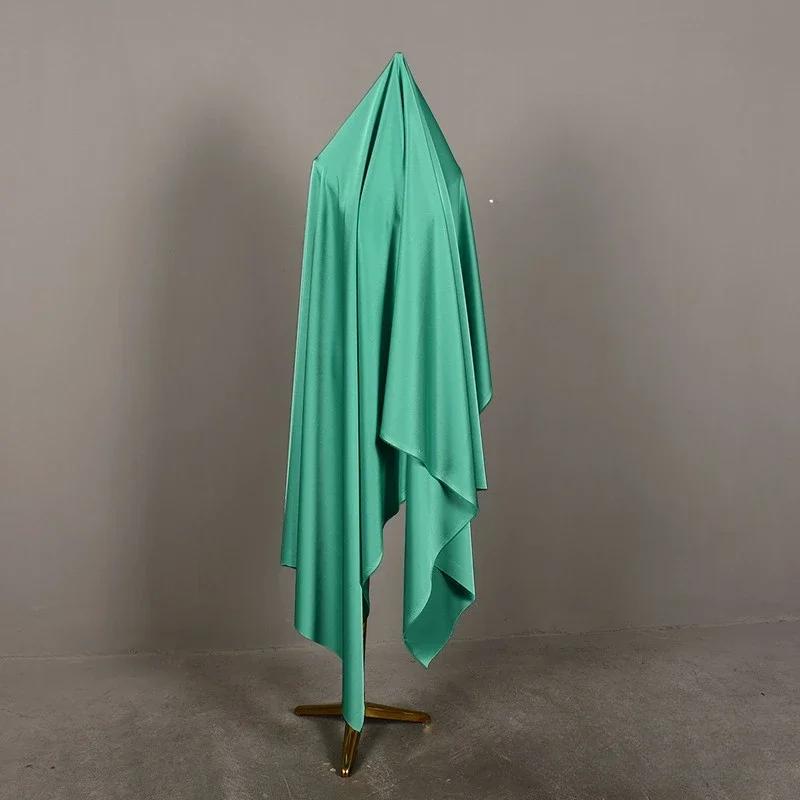 100x150cm Acetate Satin Fabric Double-sided Solid Color Glossy Smooth Skirt Strap Imitation Silk Cloth Apparel for Diy Sewing