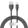 Kabel Usb Do Lightning Baseus Jelly, 2,4A 1,2M (Czarny)