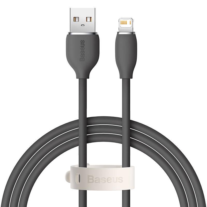 Kabel Usb Do Lightning Baseus Jelly, 2,4A 1,2M (Czarny)