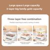 Household Three-layer Steaming Pot Large Capacity Electric Steamer Multifunctional Cooking Integrated Breakfast Machine