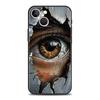 Scary Devil Eye Pattern Phone Case For iPhone 17 16E 15 16 14 13 12 11 Pro Max 7 8 Plus Soft TPU Back Cover