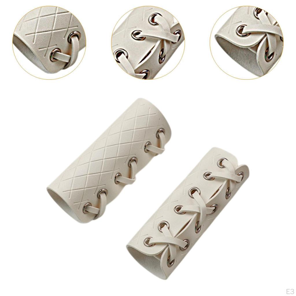 2 Pieces Handlebar Covers Parts Easy Installation Decor PU Leather Brake Clutch for Electric