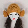 Chicken Leg Hat Highly Elastic Knitted Windproof Thermal Cap for Winter Fun