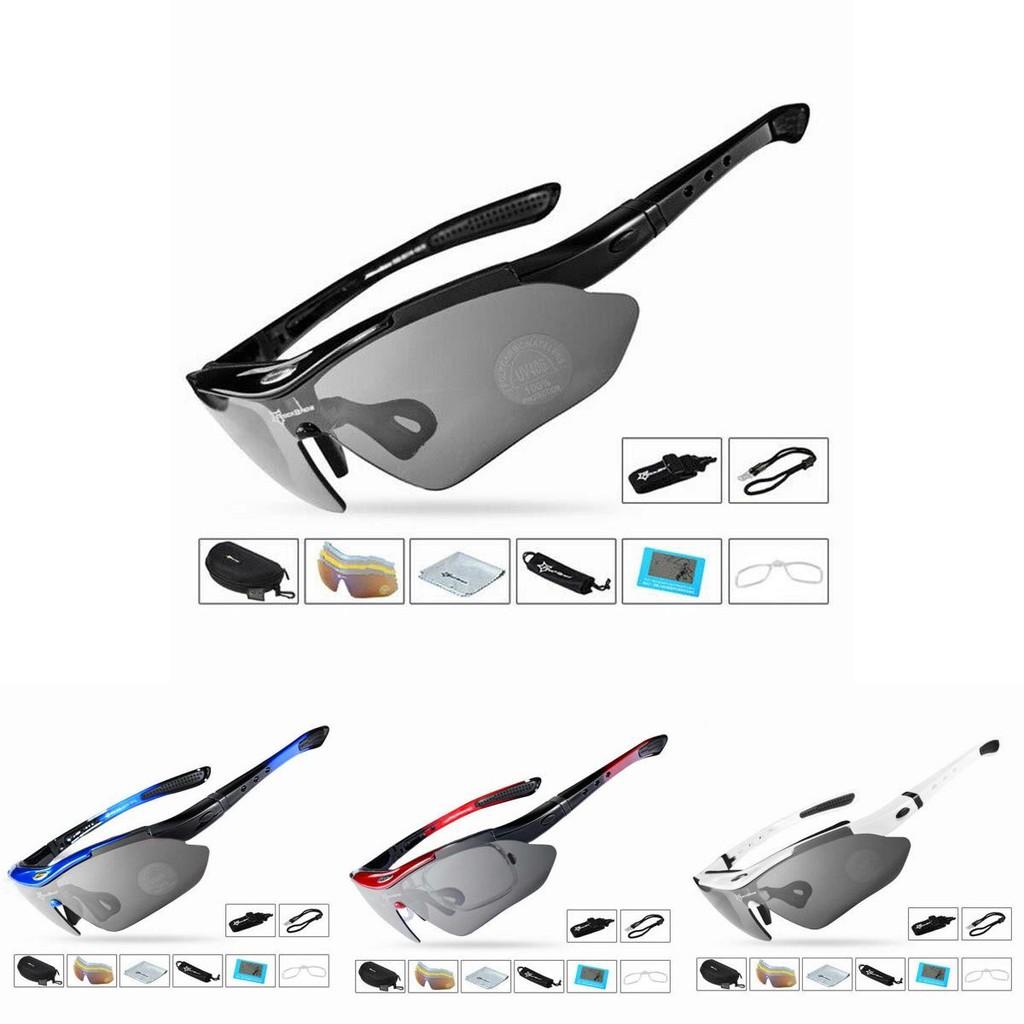 Premium Quality Outdoor Polarized Cycling Eyewear Featuring Five Versatile Lenses