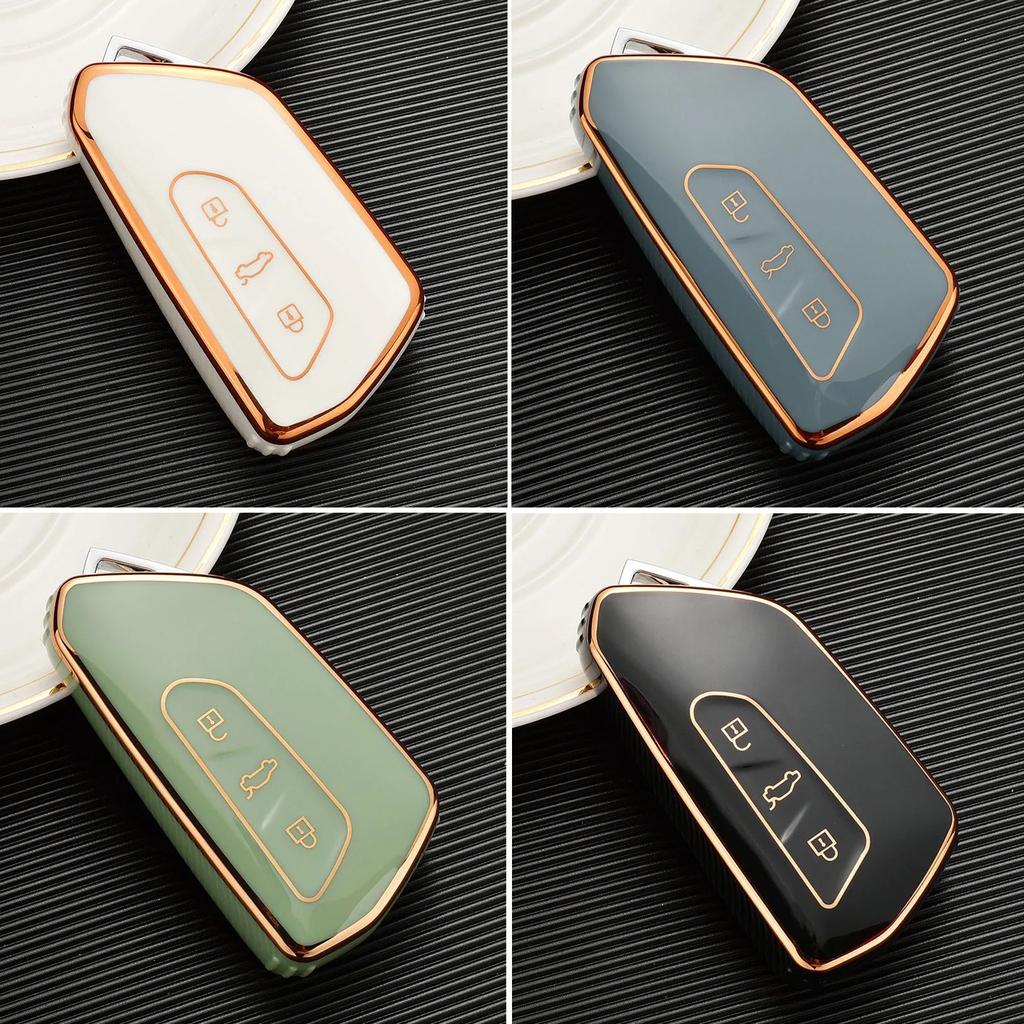 Carcasa TPU pentru chei de la distanță de mașină Shell Fob pentru VW Volkswagen Golf 8 Skoda Octavia A8 SEAT Leon MK4 Accesorii