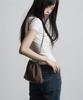 Peanut Loop Solid Pouch Bag Khaki