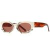 Luxury Cat Eye Sunglasses Women Designer Fashion Small Frame Sun Glasses Female Hip Hop Retro Shades Mirror Lens