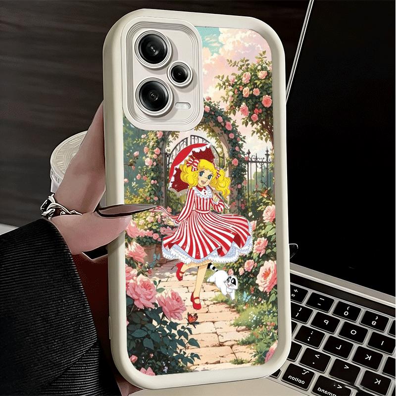 Anime Candy Candy Soft Phone Case for Xiaomi Poco X7 X6 X5 Pro X4 Gt X3 F7 Ultra M8 M7 Redmi 15C 15 14C 13 13C 12 12C 10 10C