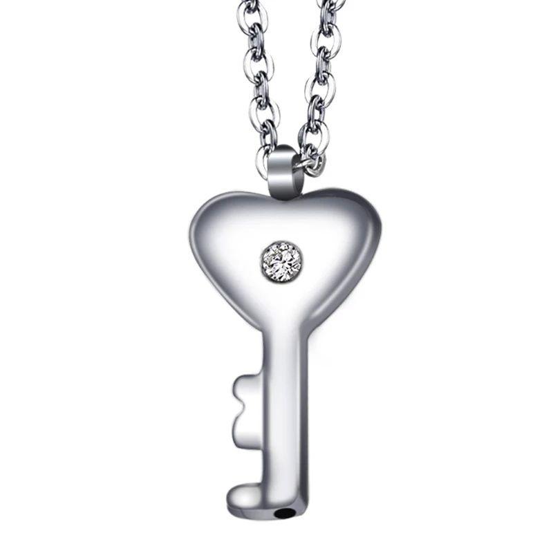 Bracelet jonc Cœur Argenté Délicat pour Pendentif Clé Ensemble Bijoux pour Amoureux pour Jour d'Anniversaire de Couples