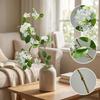 30" Künstliche Fliederblüten Falsche Rittersporn Löwenmaul Stiele Kunstseide Blumen Zweige für Floristik Hochzeit Zuhause Tischmittelstück