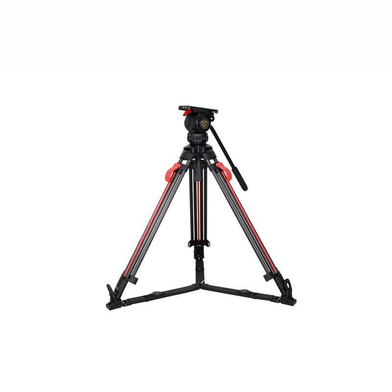 8K Shot V6 CF-S Lightweight Hydraulic Tripod Kit with Quick Release