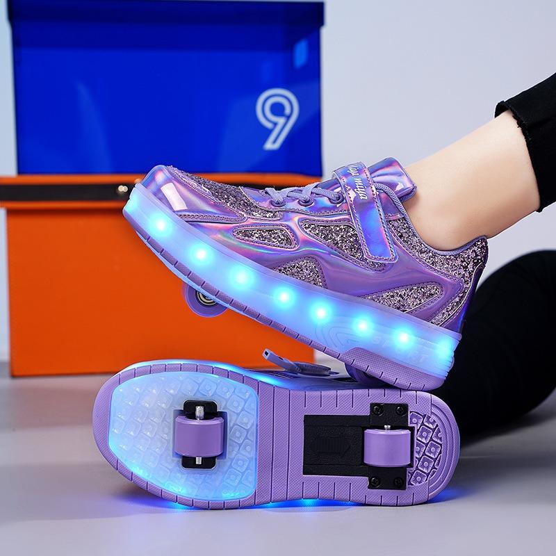 Runaway Shoes Girls Roller Skating Boys Burst Shoes Students Invisible Skates Invisible Girls Wheeled Shoes