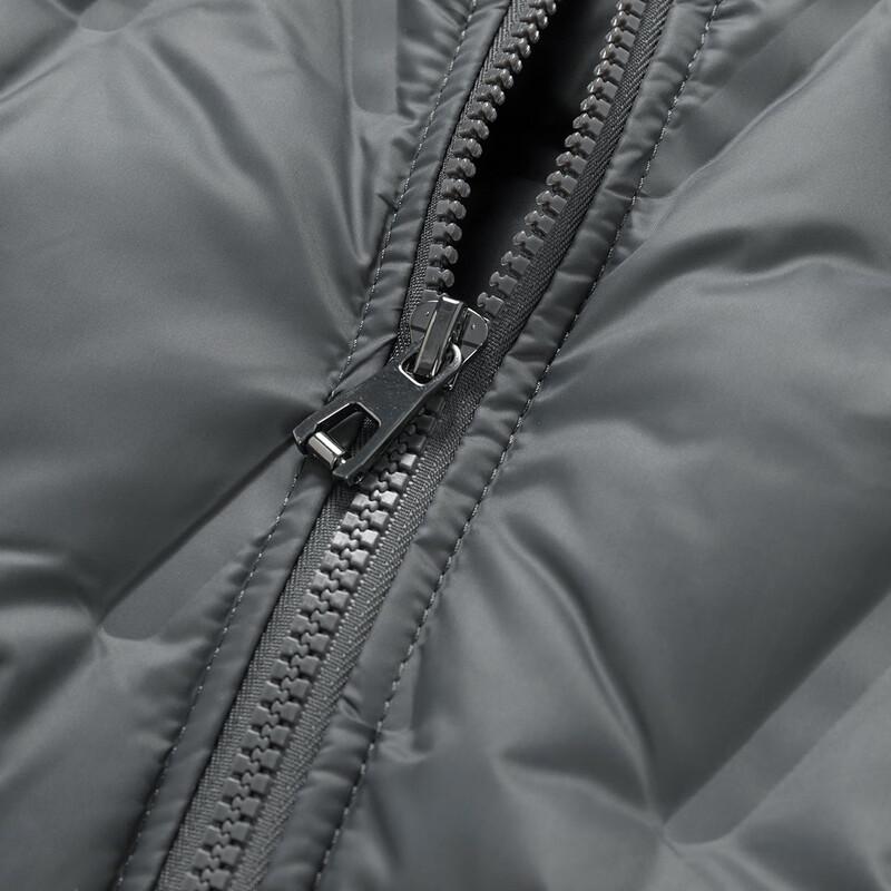 Yalu Herren Daunenweste mit Diamant-Farbblock