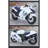 1/9 Suzuki Hayabusa GSX-1300R Alloy Motorcycle Model Toy Vehicle Collection Carrying Lighting Off Road Autocycle Toy Car