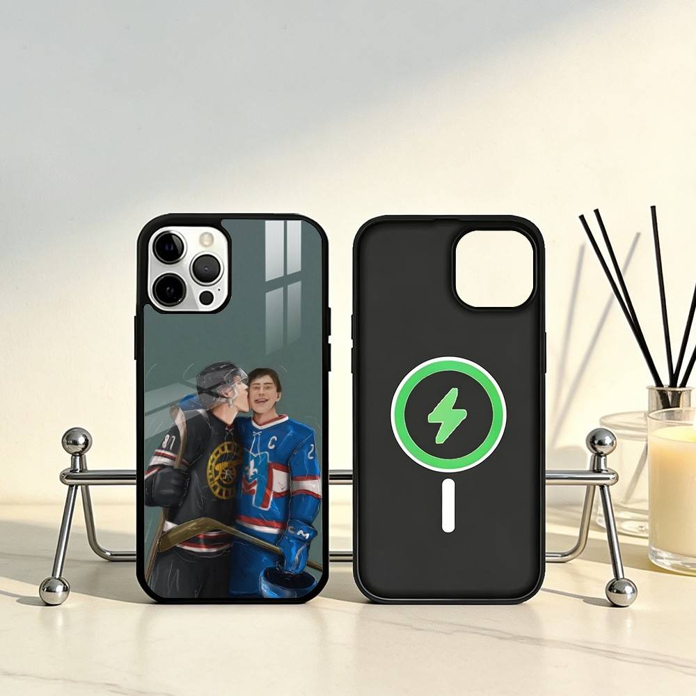 

H-Heated R-Rivalry Phone Case For iPhone17,16,15,14,13,12,11 Plus,Pro Max Magnetic For Magsafe Wireless Charging iPhone12PRO