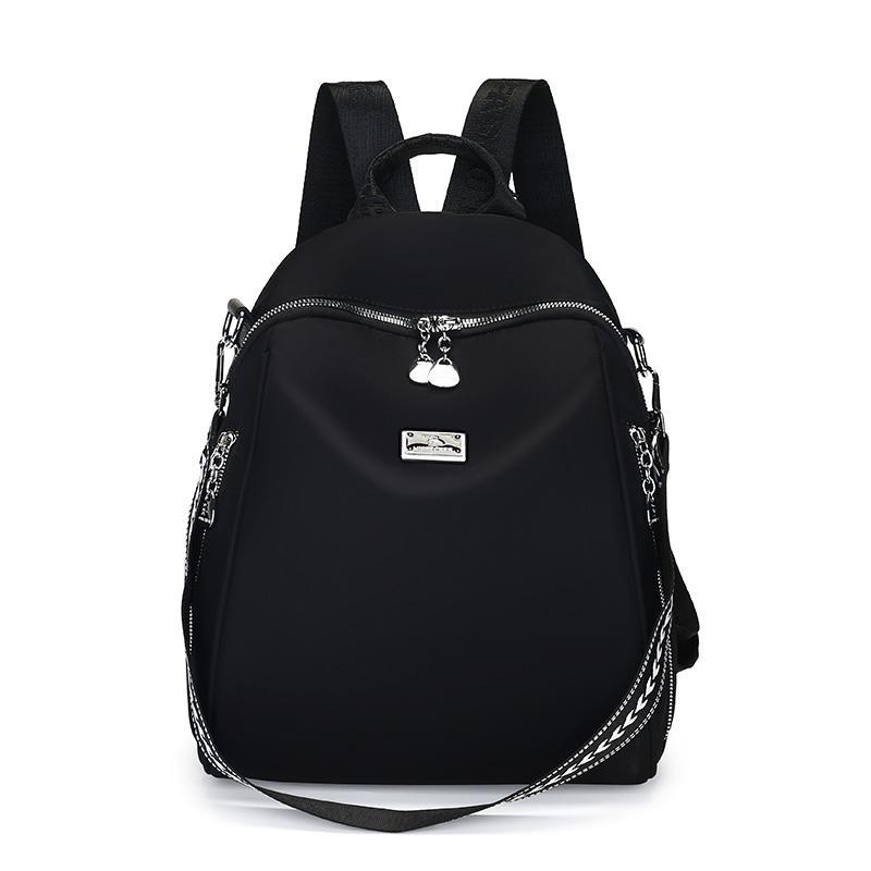 Schoolbag Premium Sense Backpack Women's Backpack Oxford Cloth School Bag Canvas Women's Bag Versatile Fashion Casual Large Capacity Tide