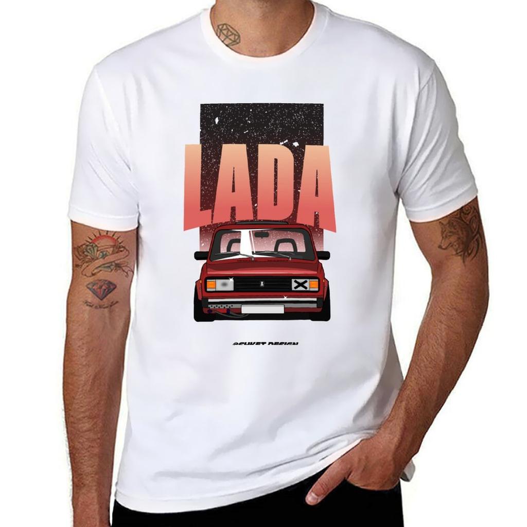 Lada 2105 Prepared For Winter Drifting Season Tshirt Quick Dry Fishing Tshirt