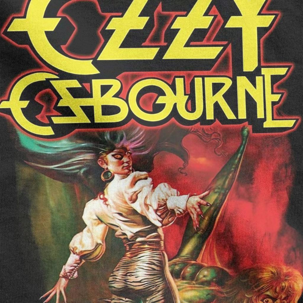 Punk Band Rock Music T Shirts Men Women 100% Cotton  T-Shirts Round Neck Ozzy Osbourne Tee Shirt Short Sleeve Clothing Adult