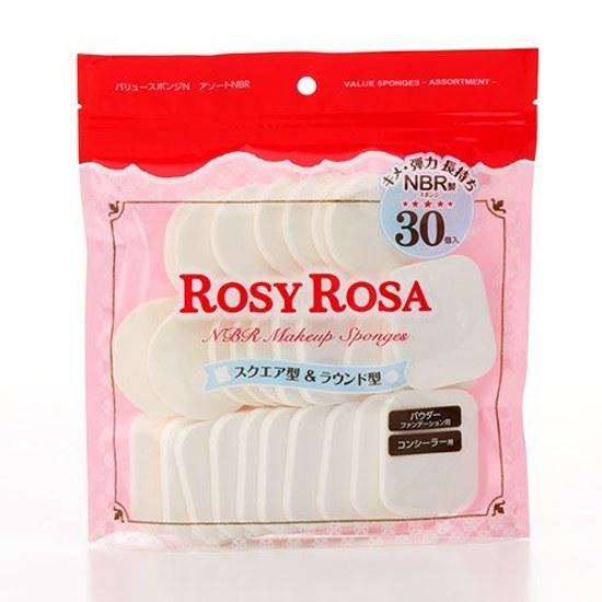 Rosy Rosa Value Sponge N Assort NBR 30P