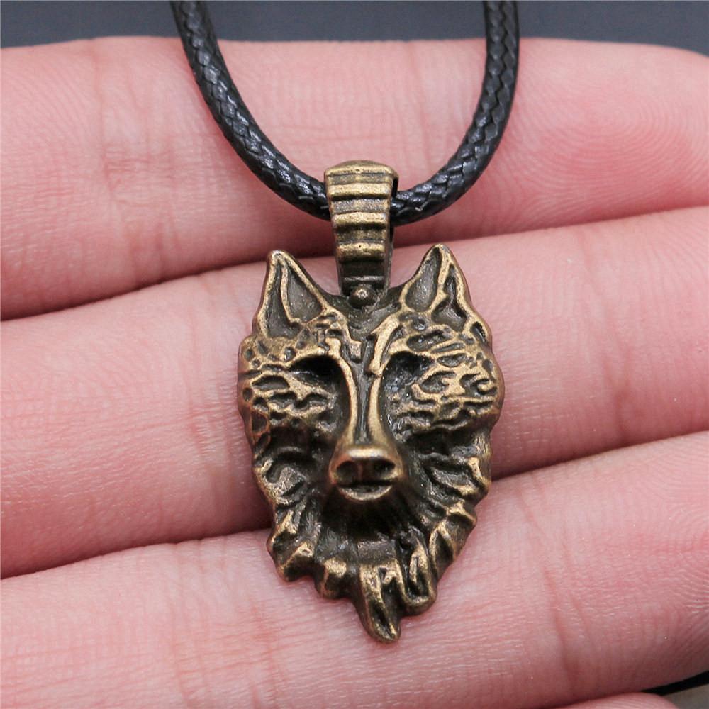 Animal Necklace Leather Chain 45cm Male Jewelry Evening Personalized Decorations