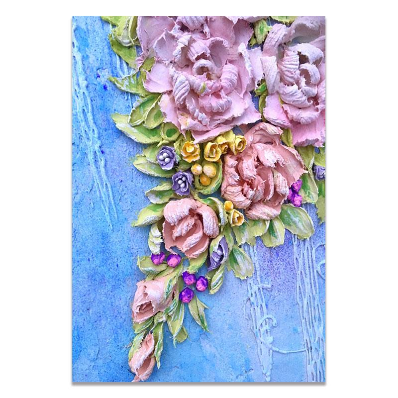 Retro Scandinavian Abstract Canvas Painting Wall Art Flower Posters and Prints Wall Pictures for Living Room Home Decoration