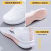 Summer Small White Shoes for Women's Casual Flying Knitted Shoes Comfortable Soft Sole Breathable Running Students' Shoes