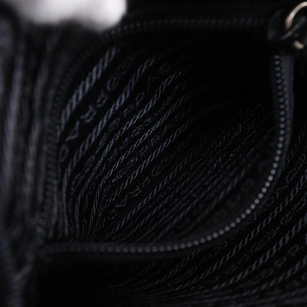 PRADA SPORTS Pochette Shoulder Bag B8675 NERO Black Nylon Unisex Used
