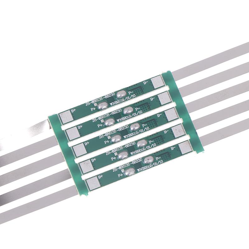 5Pcs 2A 3A 4.5A 6A 7.5A 9A Bms Pcm Lithium Battery Protection Board With Nickel Strip Welding For 1S 3.2V Li-Ion Lithium Battery