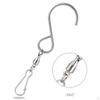 10 Degree Rotate Swivel Hooks Clips Metal S Hook Hanger for Solar Lights
