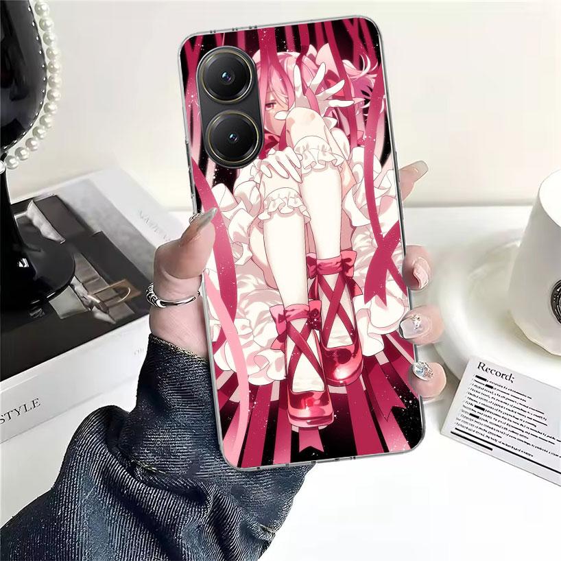 Madoka Magica Anime Soft Phone Case For Xiaomi Redmi 15C 15 13C 13 Poco X5 X6 X7 F7 Ultra M7 12C 12 10 10C 9C 9A 9T 9 Fundas Poc