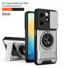 For Tecno Spark Go 2026 Case Tecno Spark 20C 20 Cover POP 8 Magsafe Magnetic Fold Holder Military Armor Camera Protection Cover